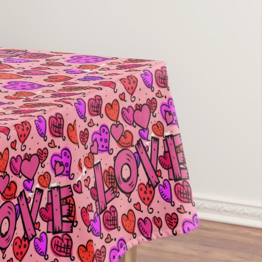 Tablecloth Valentijnsdag Love Tafelkleed (Voorbeeld)