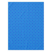 Tablecloth van blauwe Tegel Tafelkleed (Voorkant)