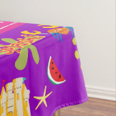 Tablecloth White Beach House Fun Sun Tafelkleed (Voorbeeld)