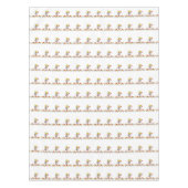 Tablecloth White Cheesy Hearts Yellow Tafelkleed (Voorkant)