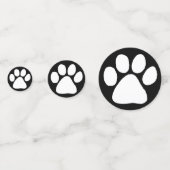 Tablefetti - Puppy Paw Prints Confetti (Achterkanten)