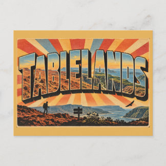 Tablelands NL Aardmantel Wandel Kunst Briefkaart