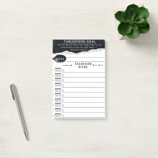 Tablespoon Goals List Post-it® Notes (Kantoor)