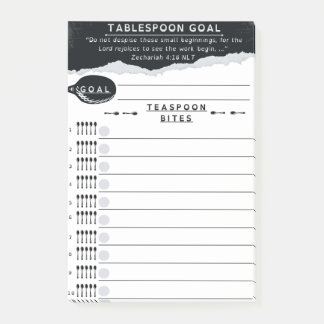 Tablespoon Goals List Post-it® Notes