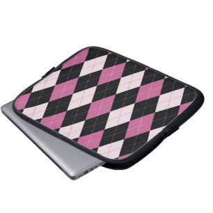 Tablet en laptophoes - Argyle D - Doll House Laptop Sleeve