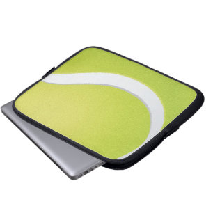 Tablet en laptophoes - Tennis-bal Laptop Sleeve