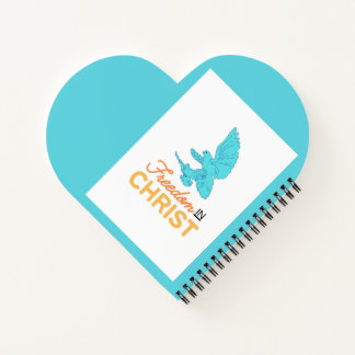 Tablet- en laptophoes 'Vrijheid in Christus' Notitieboek