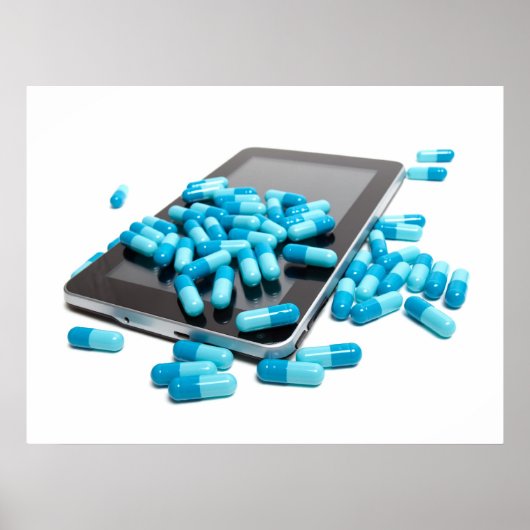 Tablet en tabletten poster (Voorkant)