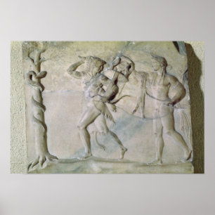 Tablet met afbeelding van Hercules Poster