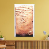 Tablet met cuneiform script, c.1830-1530 BC Canvas Afdruk (Insitu (Woonkamer))