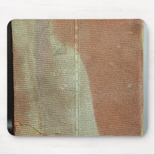 Tablet met de geschiedenis van King Sargon II Muismat