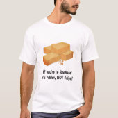 Tablet NOT fudge - Schots snoepgoed en aangepaste T-shirt (Voorkant)