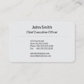 Tablet Pill Box Professional Medical Visitekaartje (Achterkant)