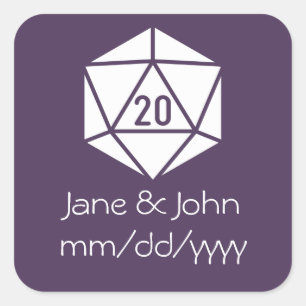 Tabletop afbeelding in Paarse sticker