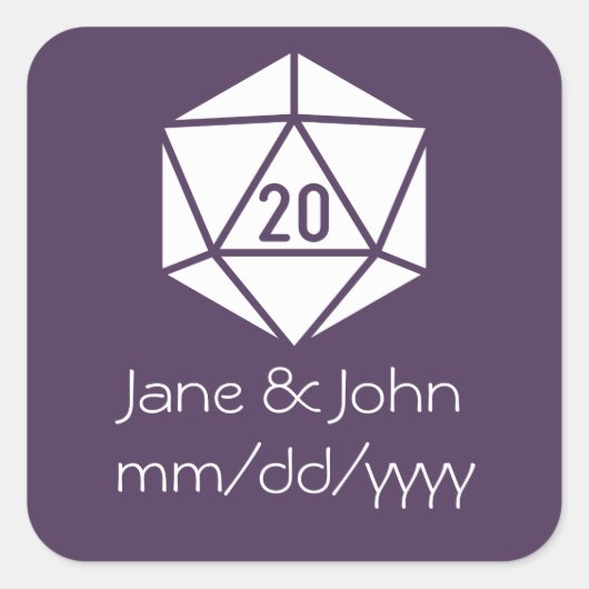Tabletop afbeelding in Paarse sticker (Voorkant)