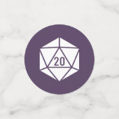 Tabletop Chic dans Confetti de table violet (Petit recto)