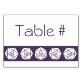 Tabletop Chic dans la carte Table violette (Dos)