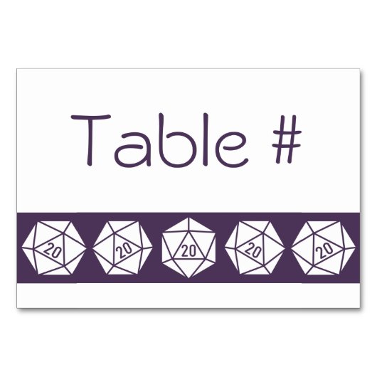 Tabletop Chic dans la carte Table violette (Devant)