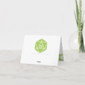 Tabletop Chic dans le Carte de remerciements Perid (Dos)