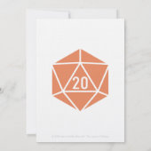 Tabletop Chic dans le Faire-part de mariage de cor (Dos)