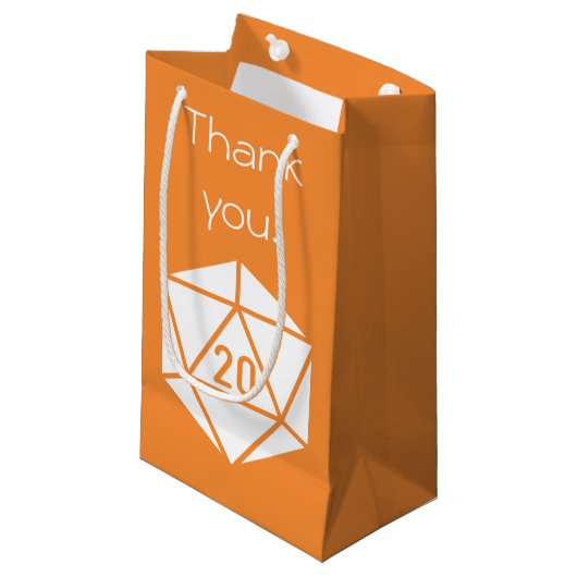 Tabletop Chic dans un sac cadeau orange (Devant Angle)