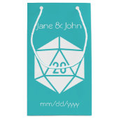 Tabletop Chic dans un sac cadeau Turquoise (Dos)
