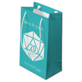 Tabletop Chic dans un sac cadeau Turquoise (Dos Angle)