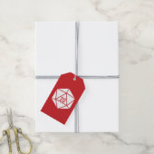 Tabletop Chic en Cerise Étiquette Cadeau (Avec de la ficelle)