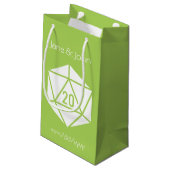 Tabletop Chic en sac cadeau Peridot (Dos Angle)