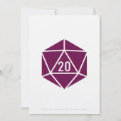 Tabletop Chic en vin Invitation de mariage (Dos)
