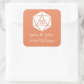Tabletop Chic in Coral Sticker (Tas)