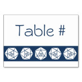 Tabletop Chic in Navy Table Kaart (Achterkant)