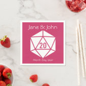 Tabletop Chic in Raspberry Napkins Servetten (Insitu)