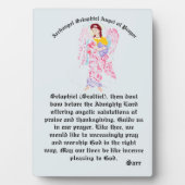 Tabletop Easel: Archangel van het gebedsselaphiel Fotoplaat (voorkant)