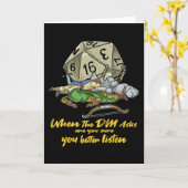 Tabletop gaming wanneer de DM vraagt Kaart (Gele Bloem)