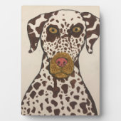 Tabletop Plaque with Dalmatian image (Devant)