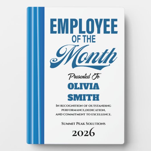 Tabletop Plaque with Easel Fotoplaat (voorkant)