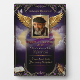 Tabletop Plaque with Easel Fotoplaat