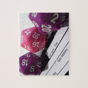 Tabletop RPG   Afspeelkaart voor PNP-rollen Legpuzzel