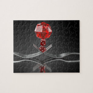 Tabletop RPG   Fantasy Role Player Dice op Forks Legpuzzel