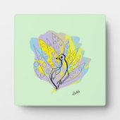 Tabletop W/Canvas : Plaque de Pecock (Devant)