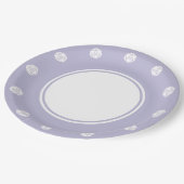 Tabletopafbeelding in Bord lavendepapier (Gekanteld)
