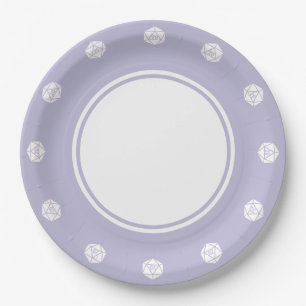Tabletopafbeelding in Bord lavendepapier