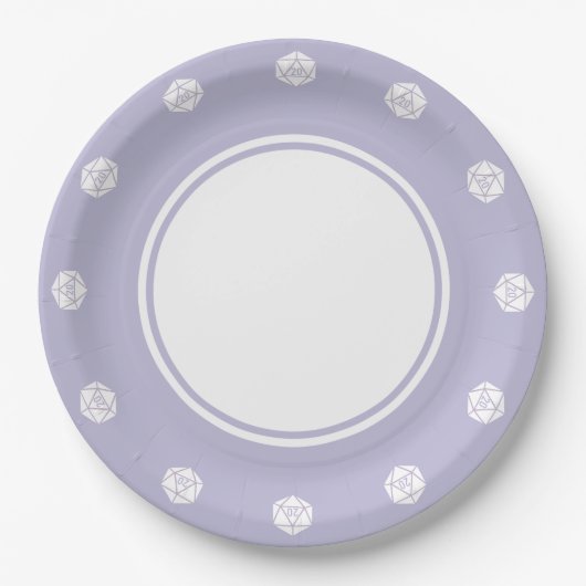 Tabletopafbeelding in Bord lavendepapier (Voorkant)