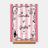 Tablette de Fête des mariées à main levée chic (Recto)