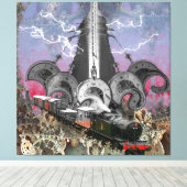 Tablette de machine à temps Steampunk Impression (Insitu (Plancher de Bois))