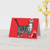 Tablette de Noël Père Noël Presse Gratté Carte Cha (Fleur jaune)