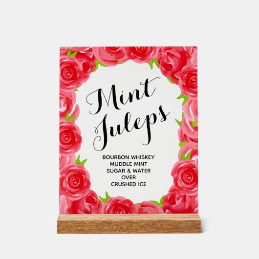 Tablette Jus de menthe de Roses rouges (Recto)