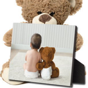 Tablette photo sans cadre Plaque de retour