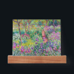 Tablette Pour Photos Claude Monet - Le jardin d'Iris à Giverny<br><div class="desc">Jardin d'Iris à Giverny / Jardin d'Artiste à Giverny - Claude Monet,  1899-1900</div>